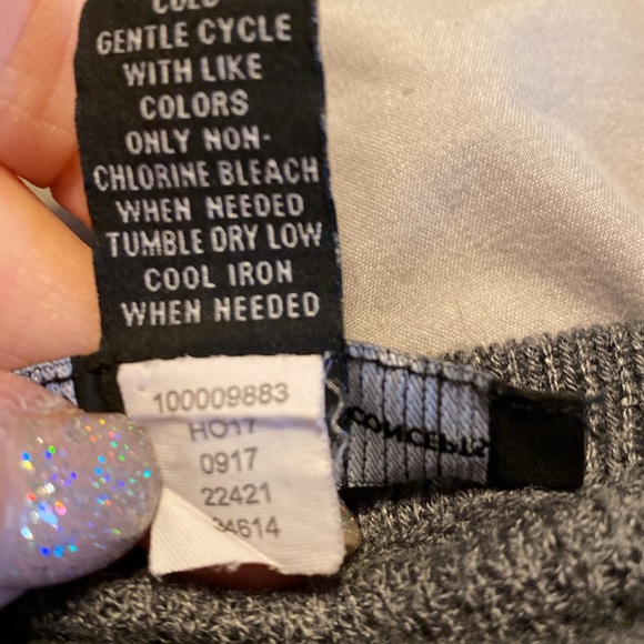 INC High Low Scoop Neck Sweater with Side Zippers - Picture 9 of 9